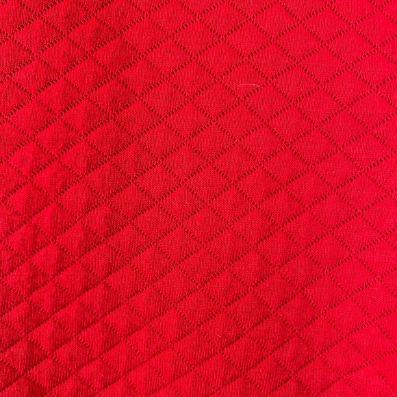 Rafaella Red & Blue Quilted Long Sleeve Zip Front Jacket NWOT Women's Size Large - Picture 10 of 11